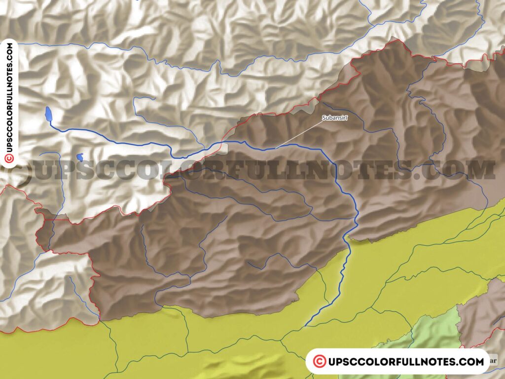 Subansiri river