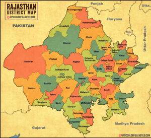 rajasthan map new