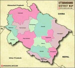 uttarakhand map
