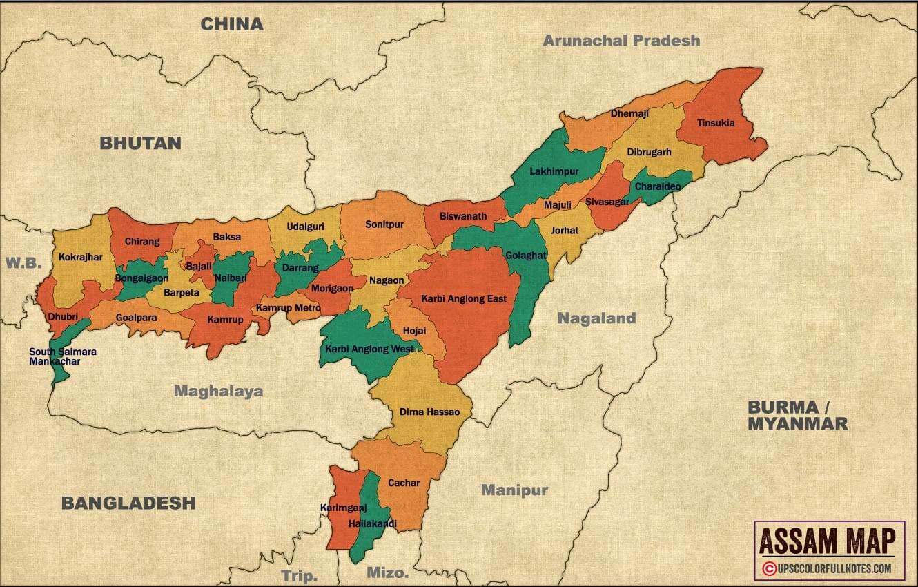 Assam Map