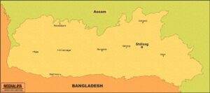 Meghalaya Map
