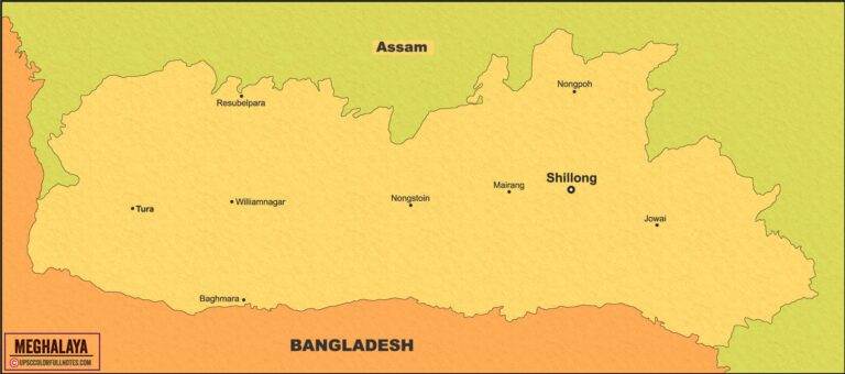 Meghalaya Map