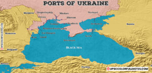 Ports of Ukraine Map
