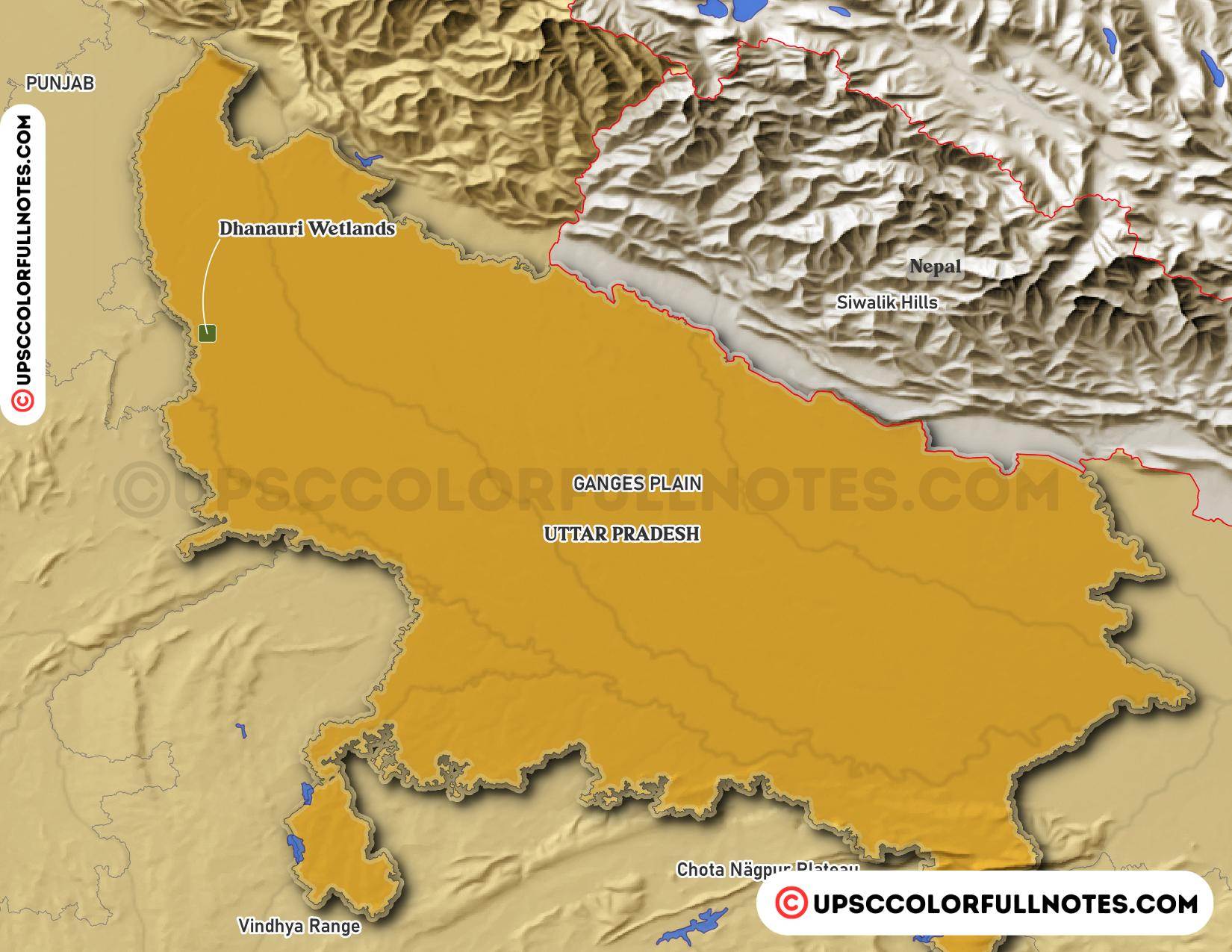 Dhanauri Wetlands MAP