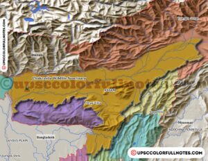 Chakrashila Wildlife Sanctuary MAP