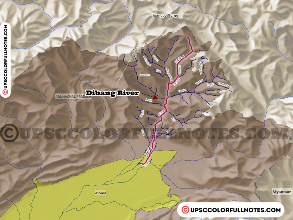 Dibang River MAP