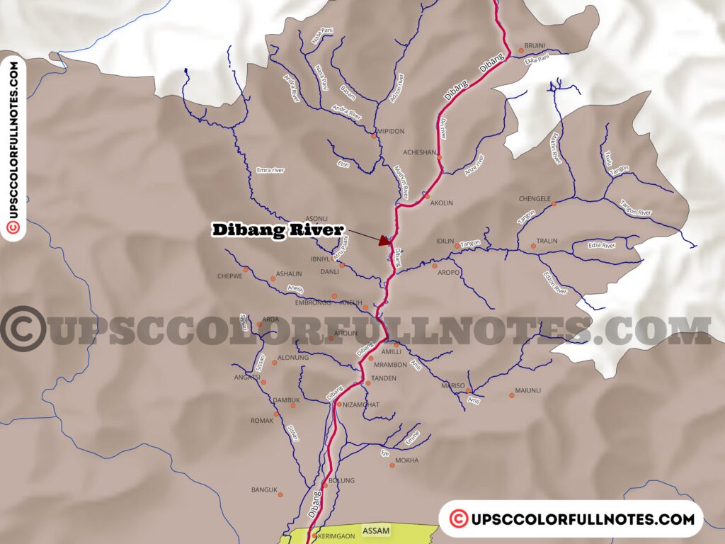 Dibang river Basin