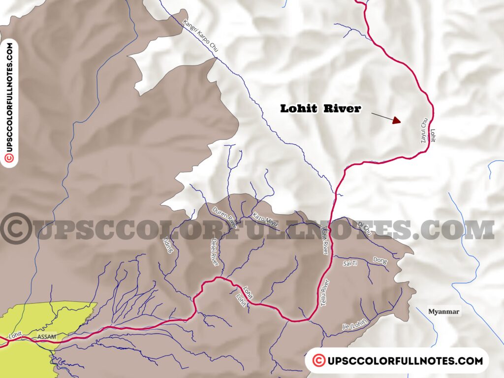 lohit river MAP