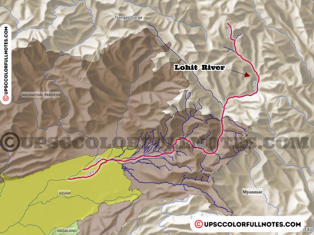 lohit river MAP