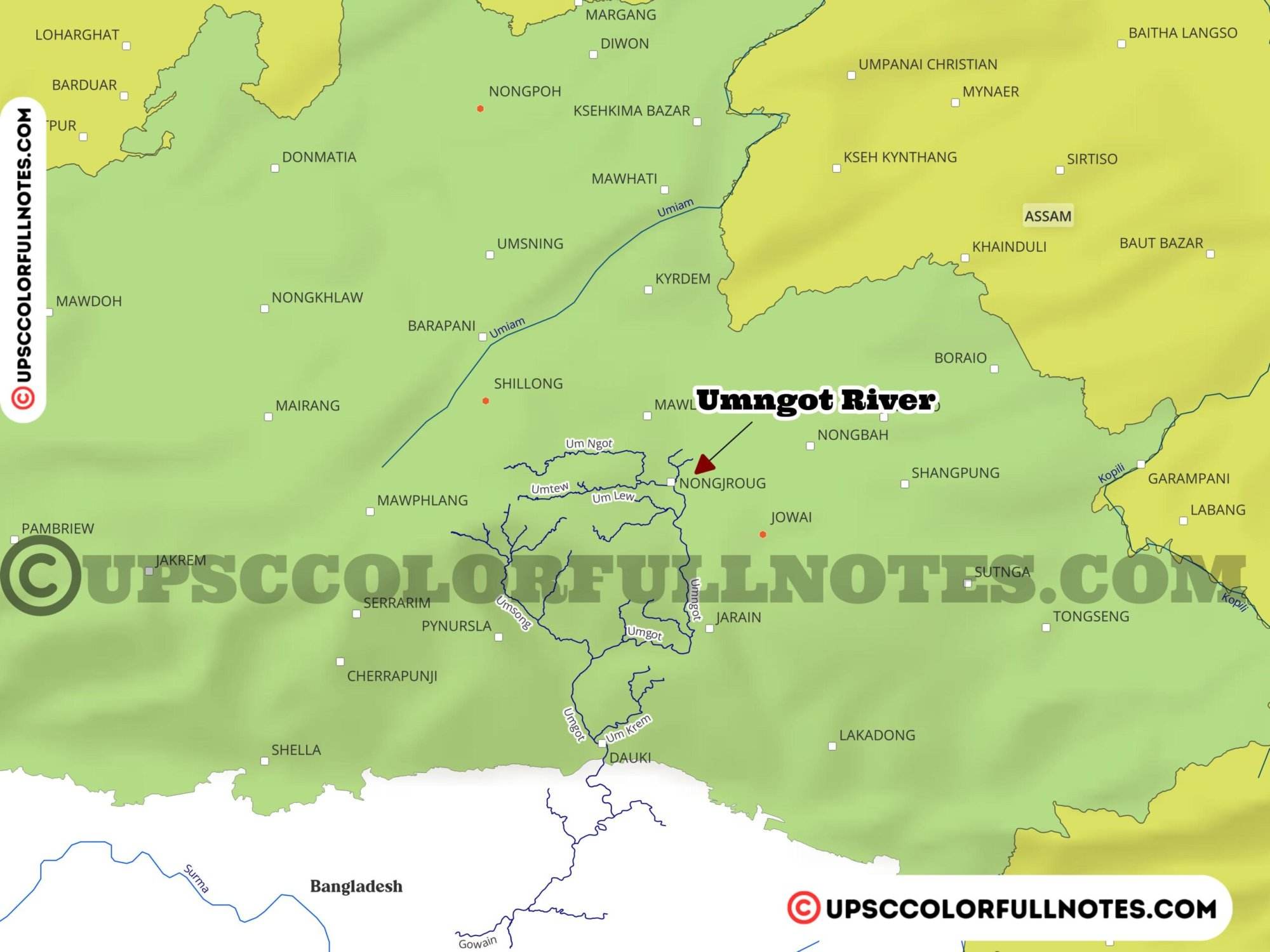 umngot river map