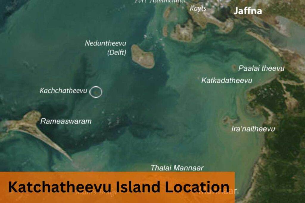 Katchatheevu Island location map